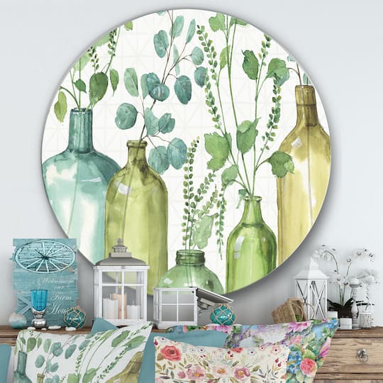Designart - Mixed Botanical Green Leaves I0